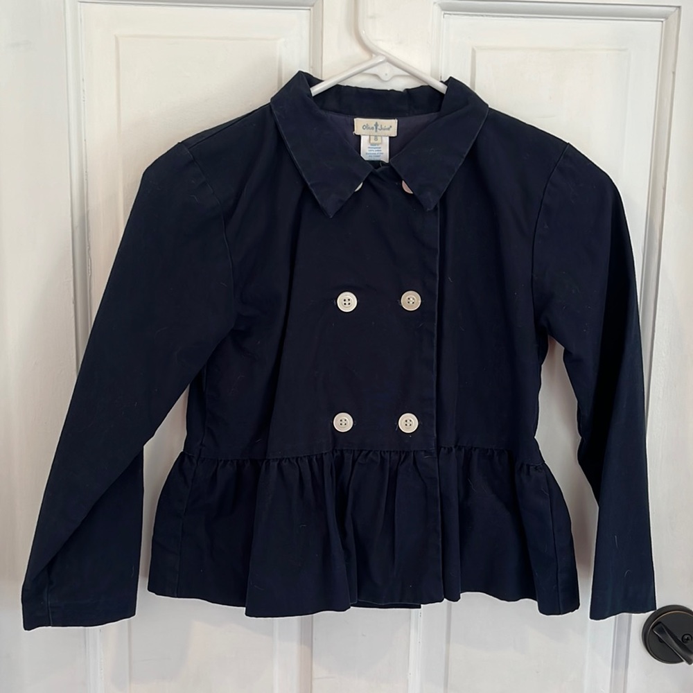 Olive Juice Ruffle Jacket (girl)